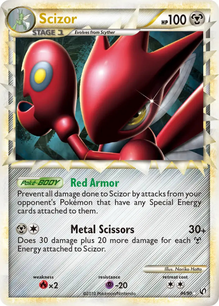 Scizor (84/90) [HeartGold & SoulSilver: Undaunted] - Pokemon Single