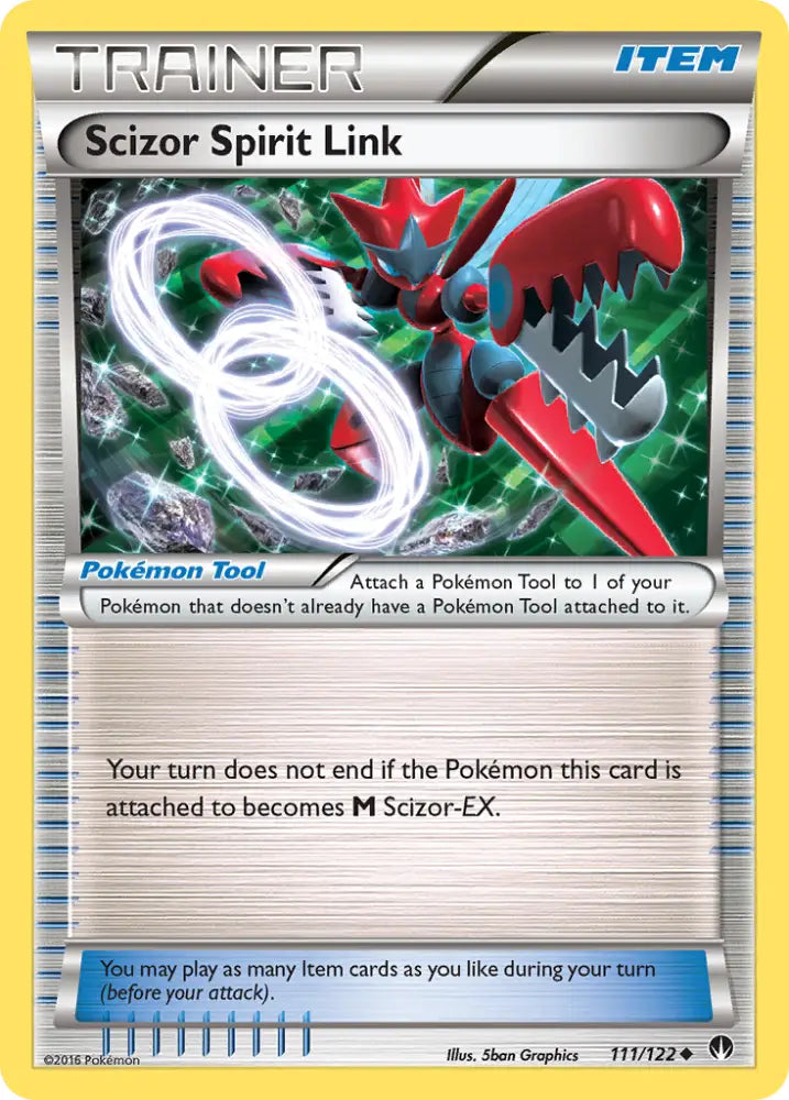 Scizor Spirit Link (111/122) [XY: BREAKpoint] - Pokemon Single