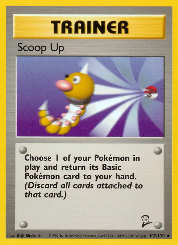 Scoop Up (107/130) [Base Set 2] - Pokemon Single