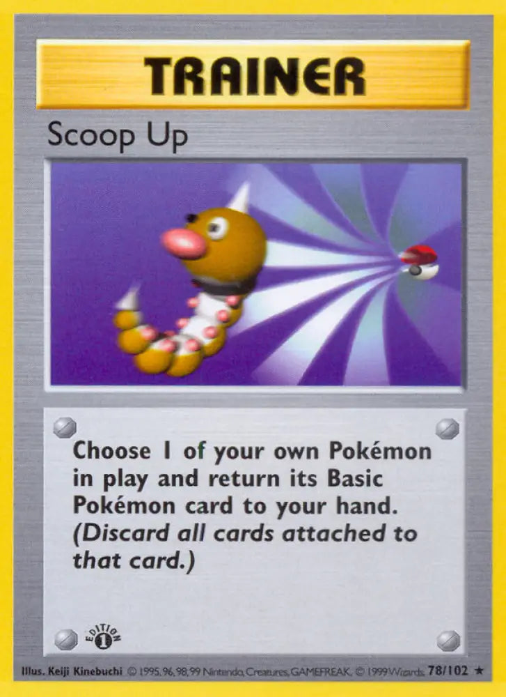 Scoop Up (78/102) (Shadowless) [Base Set 1st Edition] - Pokemon Single