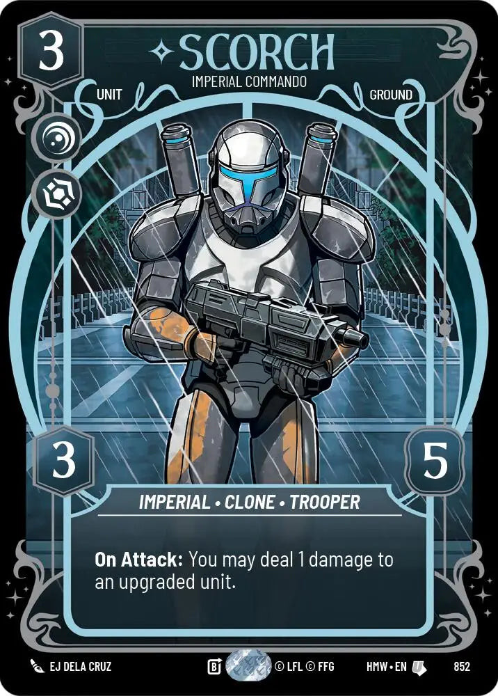 Scorch - Imperial Commando (Prestige Foil) (852) [Homeworlds]