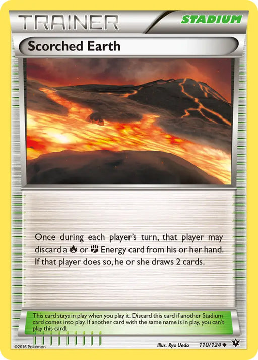Scorched Earth (110/124) [XY: Fates Collide] - Pokemon Single
