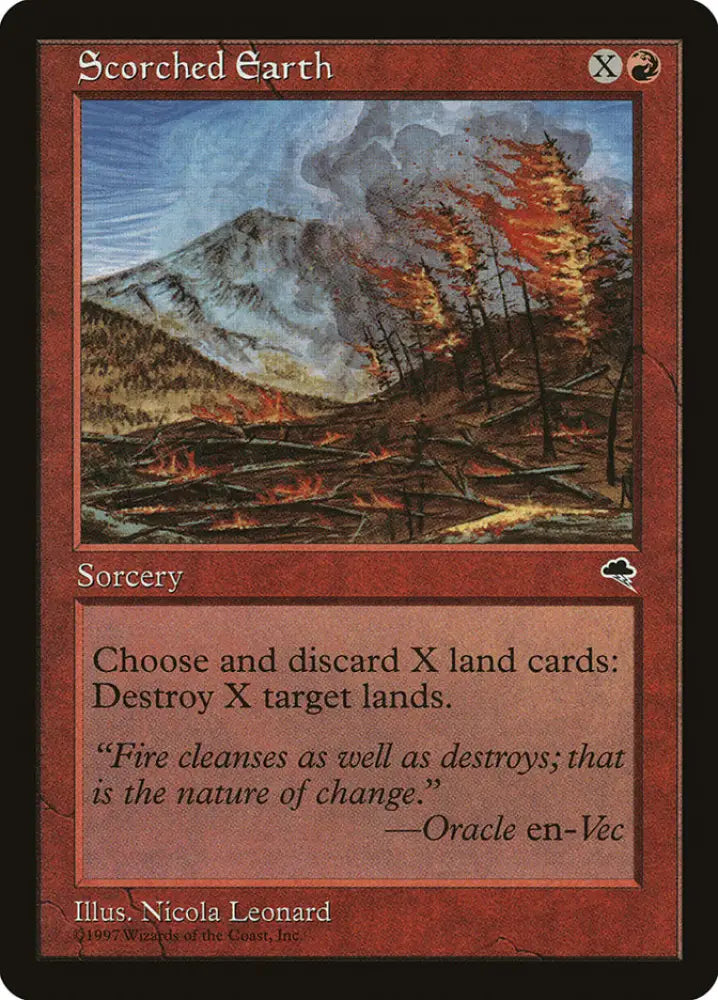 Scorched Earth [Tempest] - MTG Single