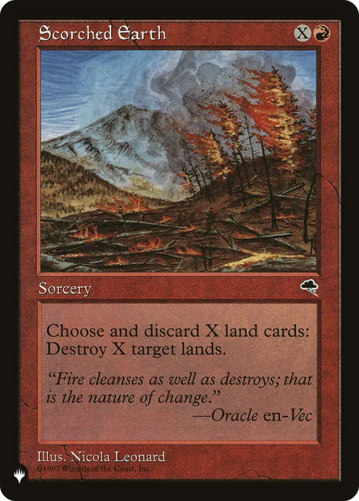 Scorched Earth [The List] - MTG Single