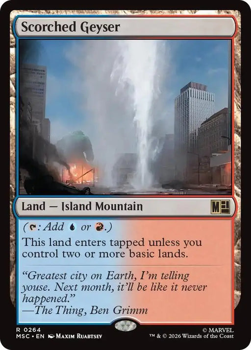 Scorched Geyser (264) [Marvel Super Heroes Commander]