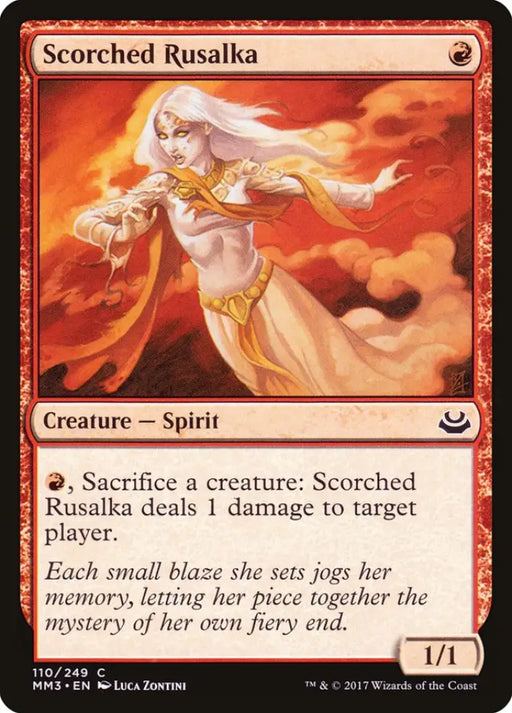 Scorched Rusalka [Modern Masters 2017] - MTG Single
