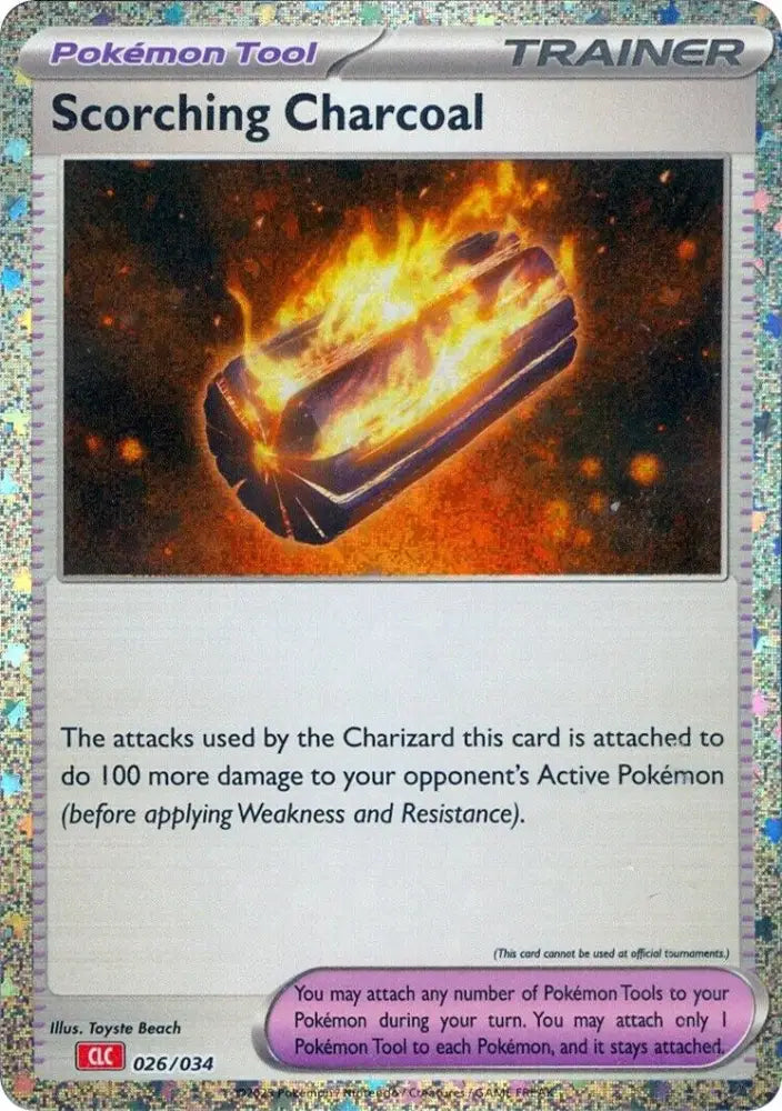 Scorching Charcoal [Trading Card Game Classic] - Pokemon Single
