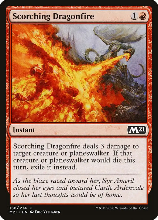 Scorching Dragonfire [Core Set 2021] - MTG Single