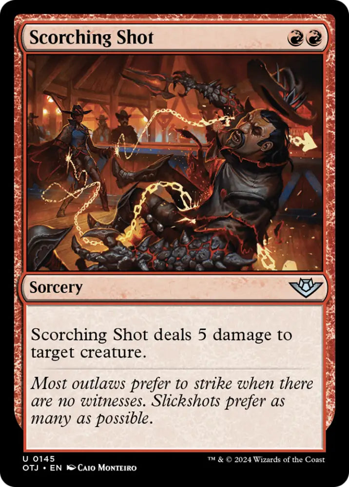 Scorching Shot [Outlaws of Thunder Junction] - MTG Single