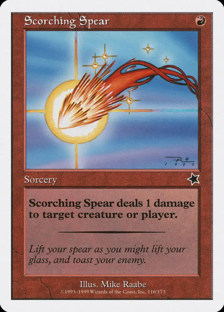Scorching Spear [Starter 1999] - MTG Single