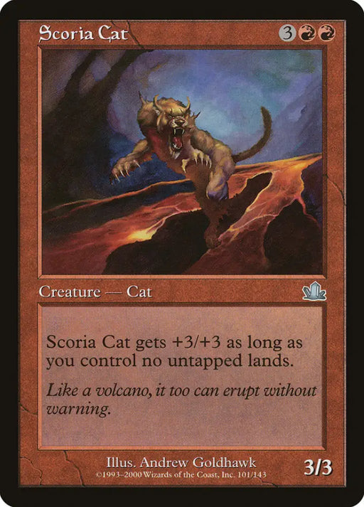 Scoria Cat [Prophecy] - MTG Single