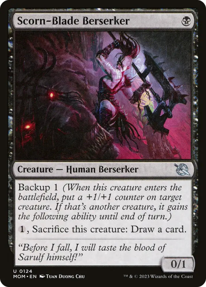Scorn-Blade Berserker [March of the Machine] - MTG Single