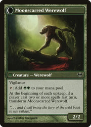 Scorned Villager // Moonscarred Werewolf [Dark Ascension] - MTG Single
