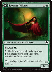 Scorned Villager // Scrounged Scythe [Innistrad Remastered] - MTG Single