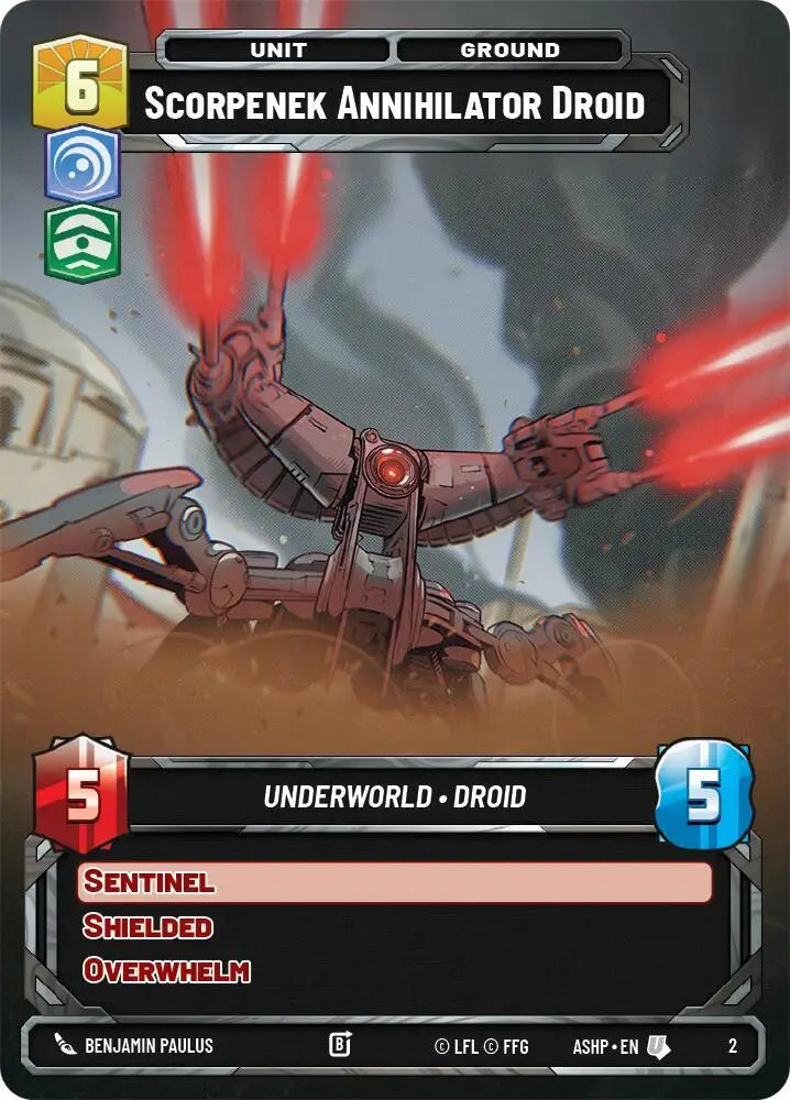 Scorpenek Annihilator Droid (2) [Ashes of the Empire - Weekly Play Promos]