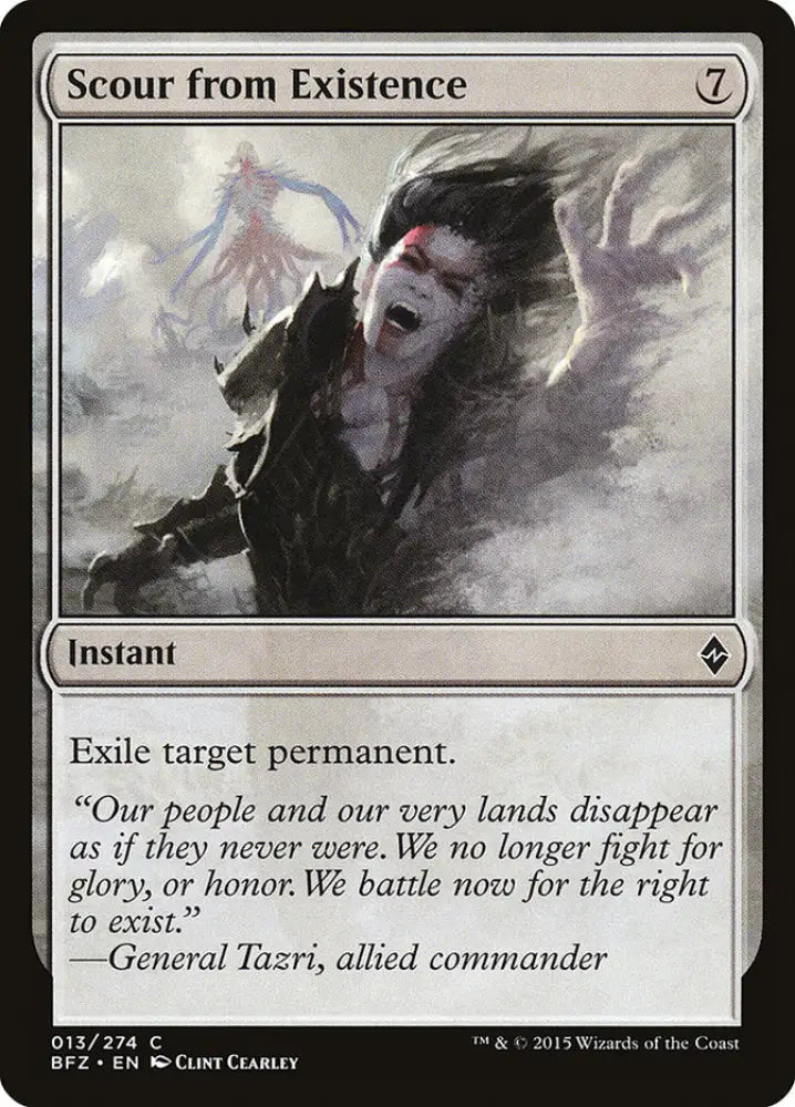 Scour from Existence [Battle for Zendikar] - MTG Single
