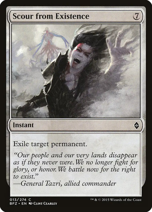 Scour from Existence [Battle for Zendikar] - MTG Single