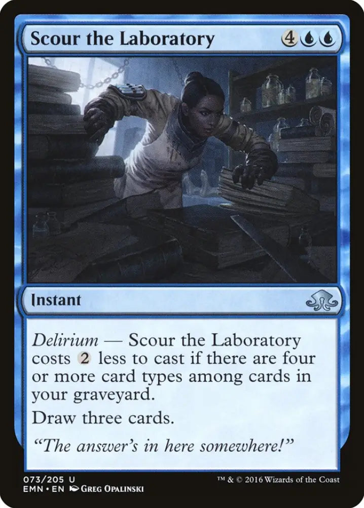 Scour the Laboratory [Eldritch Moon] - MTG Single