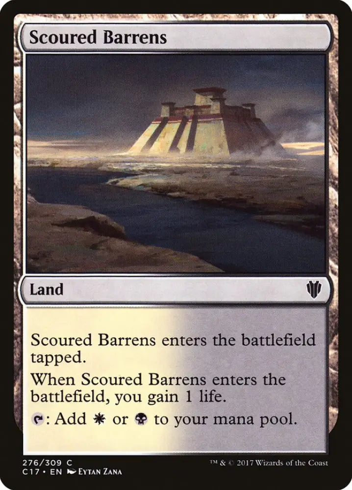 Scoured Barrens [Commander 2017] - MTG Single