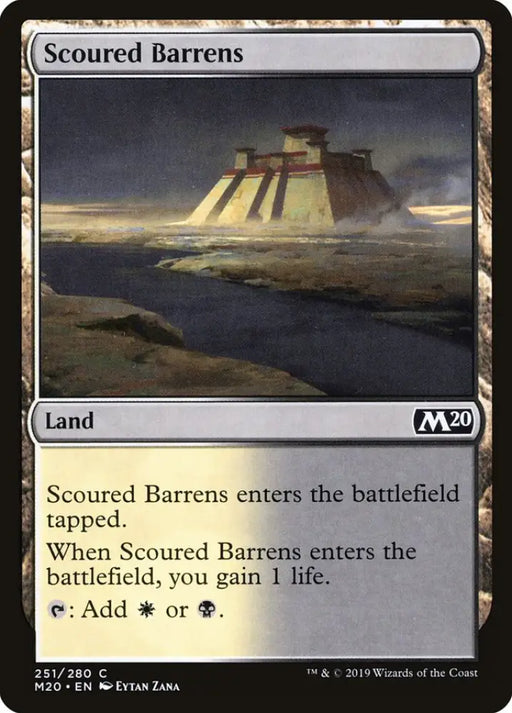 Scoured Barrens [Core Set 2020] - MTG Single