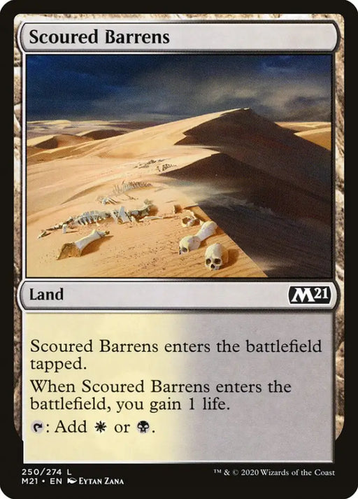 Scoured Barrens [Core Set 2021] - MTG Single
