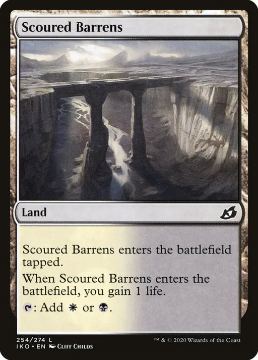 Scoured Barrens [Ikoria: Lair of Behemoths] - MTG Single