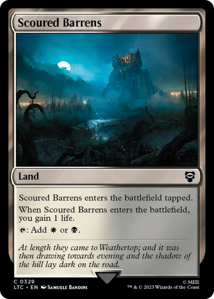 Scoured Barrens [The Lord of the Rings: Tales of Middle-Earth Commander] - MTG Single