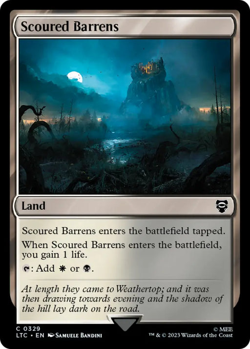 Scoured Barrens [The Lord of the Rings: Tales of Middle-Earth Commander] - MTG Single