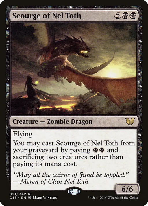 Scourge of Nel Toth [Commander 2015] - MTG Single