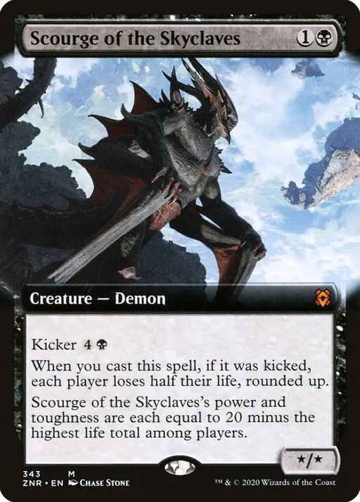 Scourge of the Skyclaves (Extended Art) [Zendikar Rising] - MTG Single