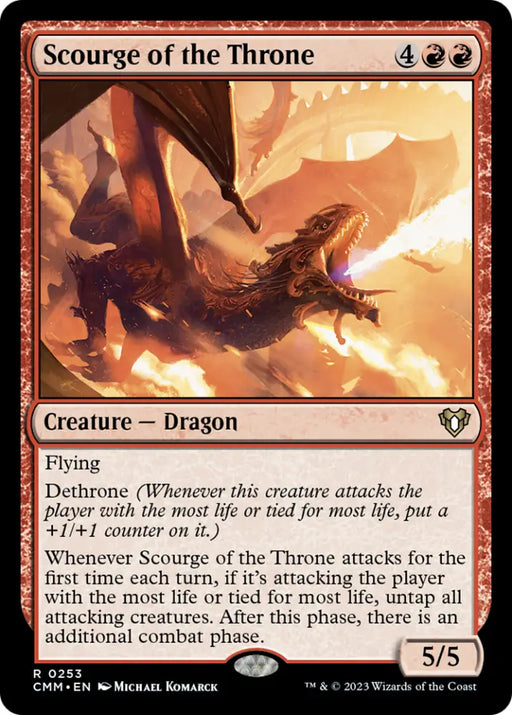 Scourge of the Throne [Commander Masters] - MTG Single