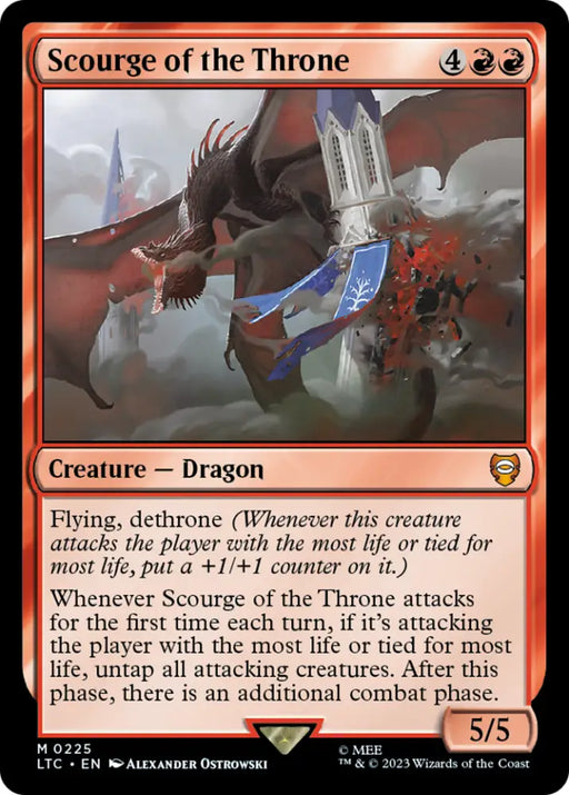 Scourge of the Throne [The Lord of the Rings: Tales of Middle-Earth Commander] - MTG Single