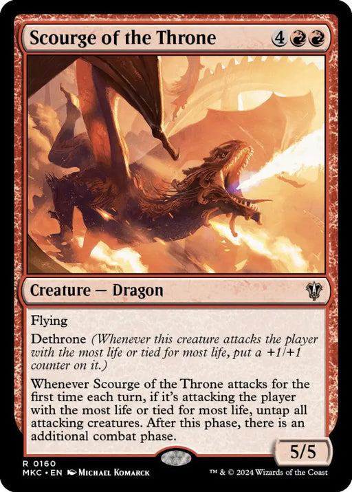 Scourge of the Throne [Murders at Karlov Manor Commander] - MTG Single