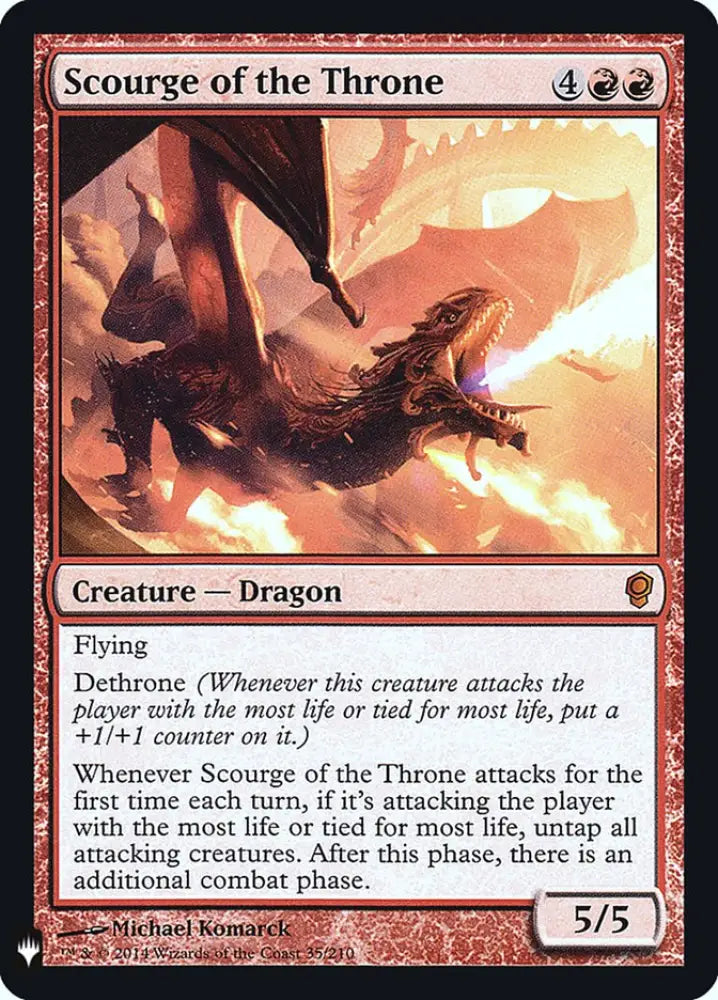 Scourge of the Throne [Mystery Booster] - MTG Single