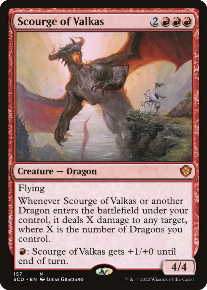 Scourge of Valkas [Starter Commander Decks] - MTG Single