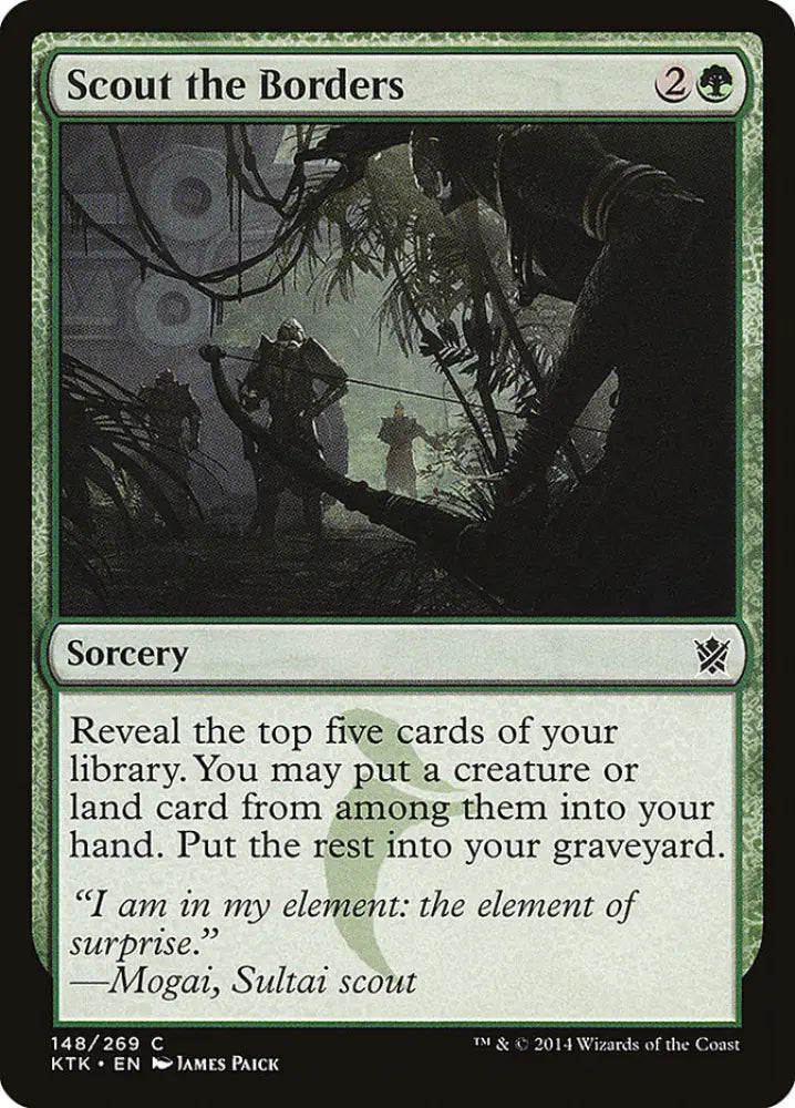 Scout the Borders [Khans of Tarkir] - MTG Single