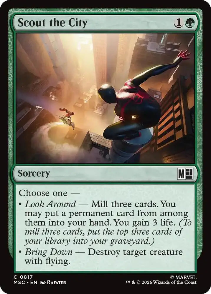 Scout the City (817) [Marvel Super Heroes Commander]