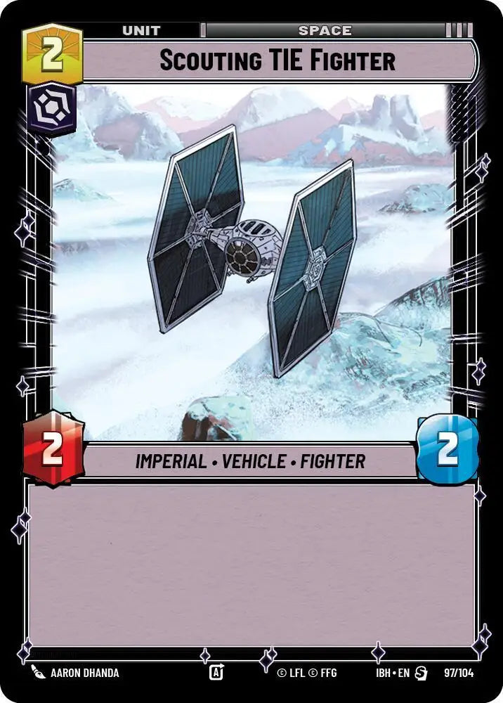Scouting TIE Fighter (97/104) [Intro Battle: Hoth]
