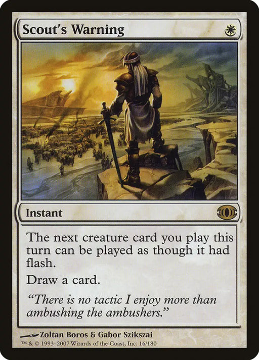Scout’s Warning [Future Sight] - MTG Single