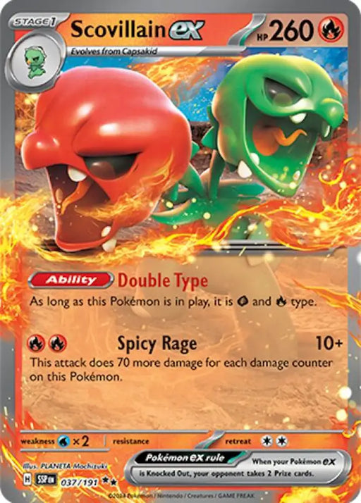 Scovillain ex (037/191) [Scarlet & Violet: Surging Sparks] - Pokemon Single
