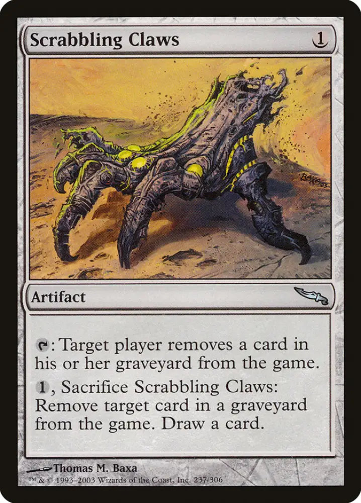Scrabbling Claws [Mirrodin] - MTG Single