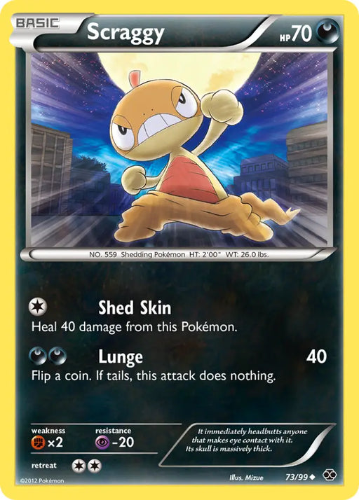 Scraggy (73/99) [Black & White: Next Destinies] - Pokemon Single