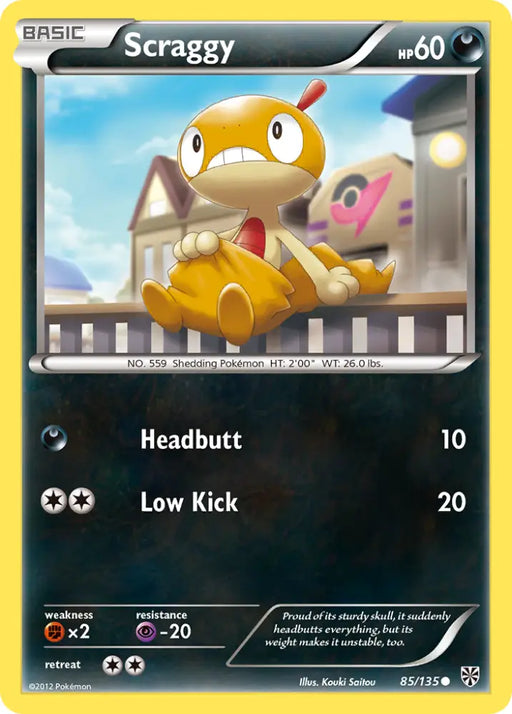 Scraggy (85/135) [Black & White: Plasma Storm] - Pokemon Single