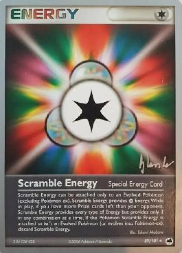 Scramble Energy (89/101) (Empotech - Dylan Lefavour) [World Championships 2008] - Pokemon Single