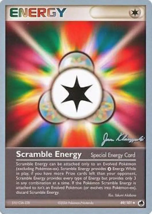 Scramble Energy (89/101) (Psychic Lock - Jason Klaczynski) [World Championships 2008] - Pokemon Single