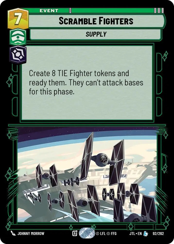 Scramble Fighters (092/262) [Jump to Lightspeed] - Star Wars: Unlimited Single