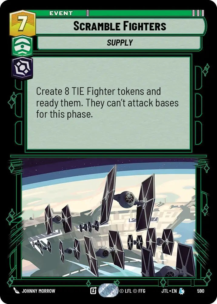Scramble Fighters (Foil) (590) [Jump to Lightspeed] - Star Wars: Unlimited Single