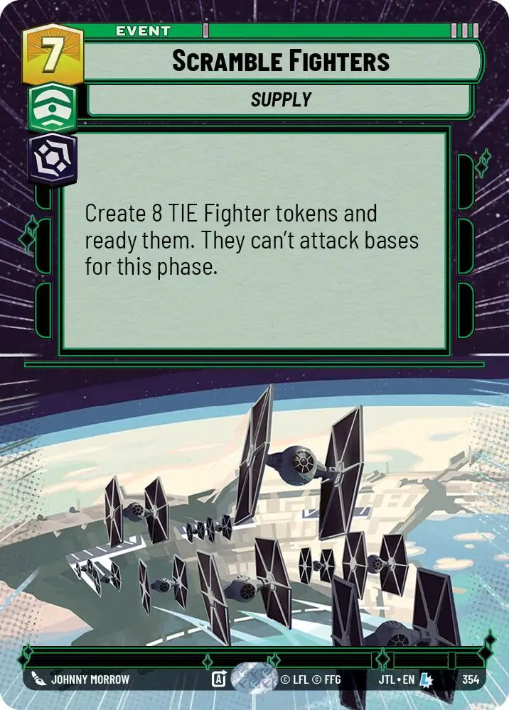 Scramble Fighters (Hyperspace) (354) [Jump to Lightspeed] - Star Wars: Unlimited Single