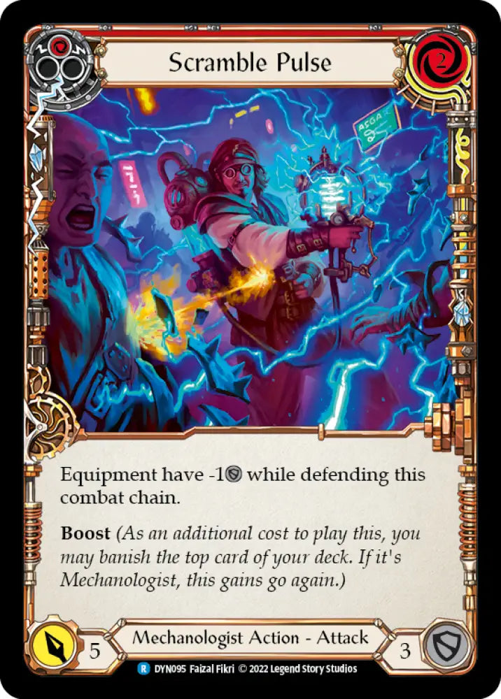 Scramble Pulse (Red) [Dynasty] Rainbow Foil - Flesh And Blood Single