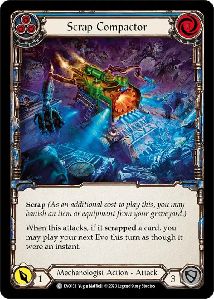 Scrap Compactor (Blue) [Bright Lights] - Flesh And Blood Single